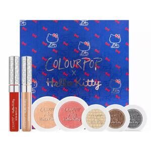 NEW Colour Pop x Hello Kitty Face Kit Eyeshadow Gloss Palette Set Blush Bronzer